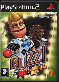 Buzz The Sports Quiz PAL Playstation 2 PAL box art